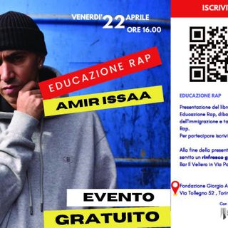 Musica e immigrazione al centro del libro di Amir Issaa &quot;Educazione Rap&quot;