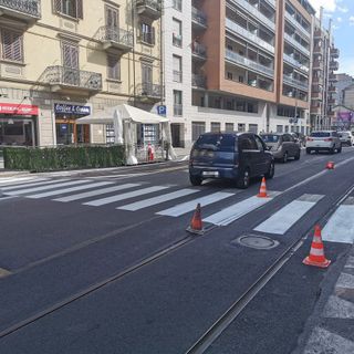 Ciclabile via Nizza, si va avanti: aperto il tratto da via Sommariva a corso Maroncelli