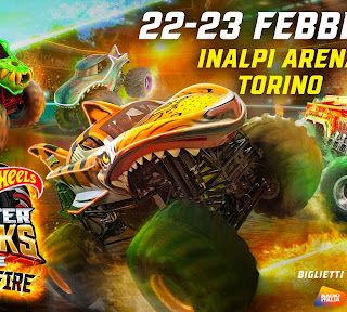 Hot Wheels Monster Trucks Live: il nuovo show Glow-N-Fire arriva all'Inalpi Arena
