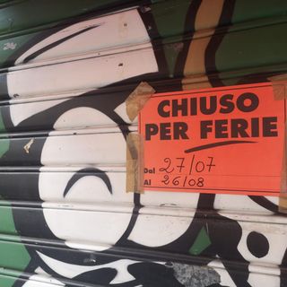 cartelli chiuso per ferie