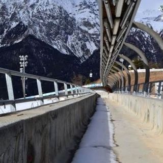 pista da bob di Cesana