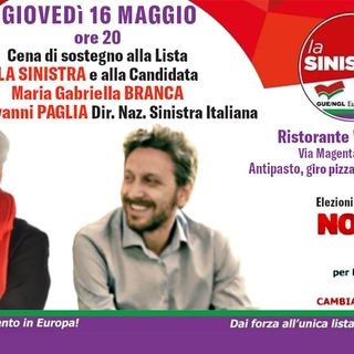 Elezioni europee, la candidata Maria Gabriella Branca e Giovanni Paglia trattano il tema del dumping sociale