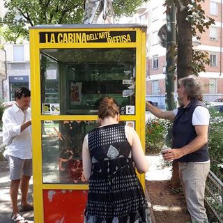 Solidarietà da tutta Italia per la Cabina dell'Arte Diffusa vandalizzata a San Donato