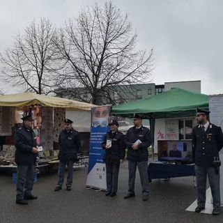 camper della polizia - foto d'archivio