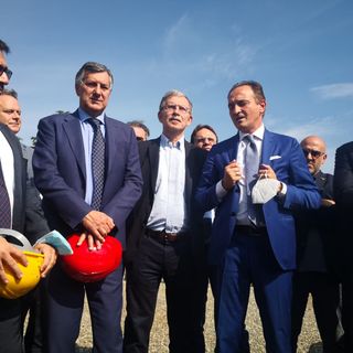 cantiere del parco della salute