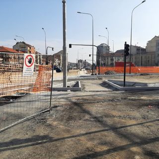 lavori corso grosseto - foto d'archivio