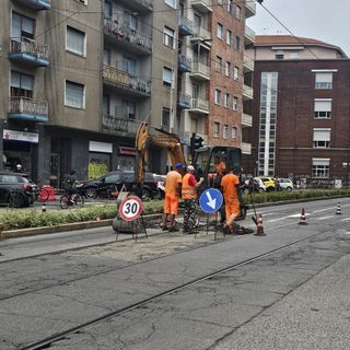 Lavori ai binari del tram, come cambia la viabilità in via Cigna
