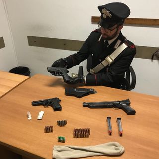 Armi, munizioni e cocaina nascosti nella villa di un imprenditore