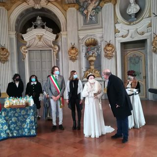 consegna simbolica delle chiavi della città a Monsù Panatè e Madama Farina