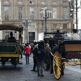 carrozze in piazza carignano