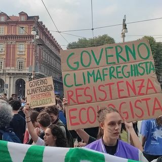 cartelli protesta per il clima 6 ottobre