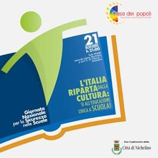 Stasera a Nichelino Cinzia Caggiano protagonista dell'evento &quot;L'Italia riparta dalla cultura&quot;