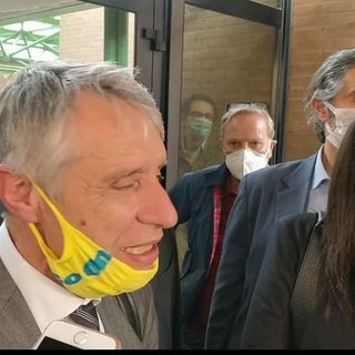 la sindaca Appendino insieme al suo legale Luigi Chiappero