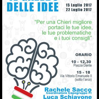 Chieri: oggi e sabato prossimo arriva il Gazebo delle idee