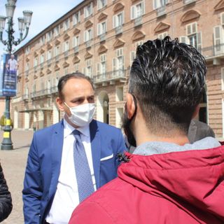 Alberto Cirio e lavoratori Embraco