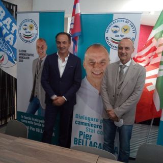Moncalieri, Cirio a fianco del candidato sindaco del centrodestra Bellagamba: &quot;Anche qui serve un'altra velocità&quot; (FOTO e VIDEO)