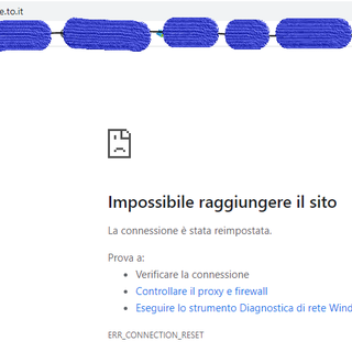 sito non raggiungibile
