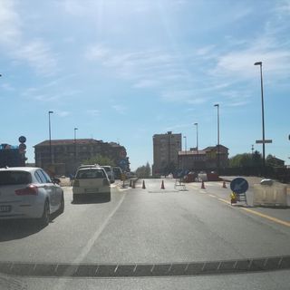 Moncalieri, lunghe code e viabilità ridotta per i lavori sul Ponte Nuovo