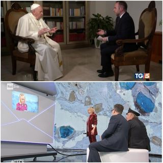 collage di immagini televisive