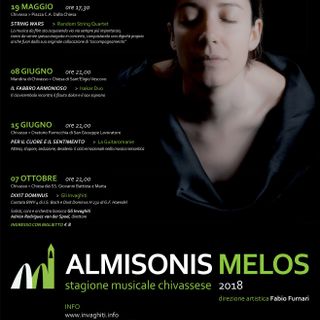L'8 giugno un bel concerto presso la chiesa di S. Eligio Vescovo alla Mandria di Chivasso