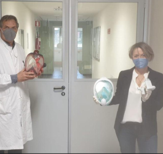 A Vercelli le maschere da snorkelling diventano respiratori durante l'emergenza Covid. Ecco come