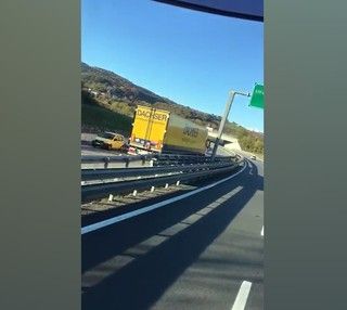 Tir contromano sulla Torino-Savona all'altezza di Ceva [VIDEO]