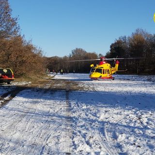 Ciclista infortunato a Caselette: soccorso e ricoverato in ospedale