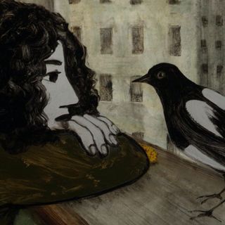 Un frame del lungometraggio animato &quot;La trsversée&quot; di Florence Miailhe