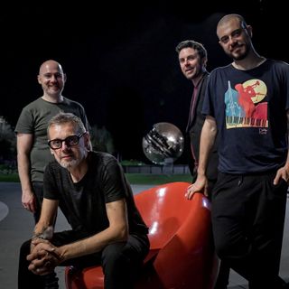 In foto, il quartetto di Fabrizio Bosso