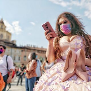 Manifestazione in piazza Castello