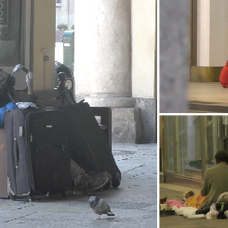 Coronavirus, in centro il dramma della disperazione: tra silenzio e solitudine sono rimasti solo i senzatetto [FOTO e VIDEO]
