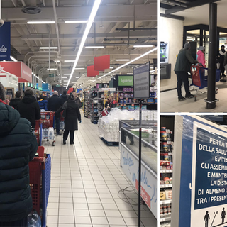 Coronavirus, il decreto spaventa i torinesi: supermercati presi d'assalto nella notte [FOTO e VIDEO]