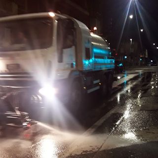 Coronavirus, prosegue l'opera di igienizzazione delle strade di Torino