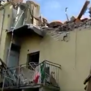 crollo palazzina via bramafame
