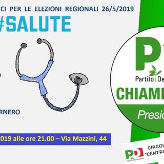 Elezioni regionali, incontro con Salizzoni e Appiano per parlare di politiche sulla Salute