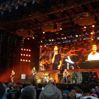 Una immagine del concerto dei Deep Purple, che ha concluso l'11 luglio Stupinigi Sonic Park