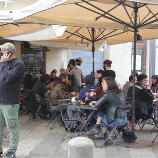 ristoranti nel primo giorno di zona gialla