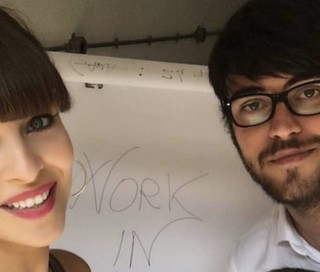 Il regista Ivan Pascal Sella e Cristina Chiabotto