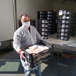 Coronavirus, la solidarietà del mercato coperto di Porta Palazzo: donazione di carne alle parrocchie [FOTO e VIDEO]