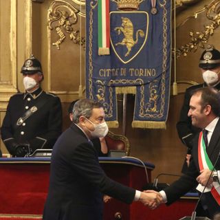 draghi e lo russo - foto d'archivio