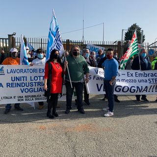 manifestazione di lavoratori