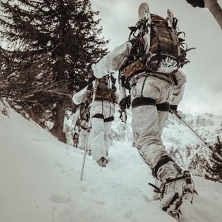 soldati in montagna
