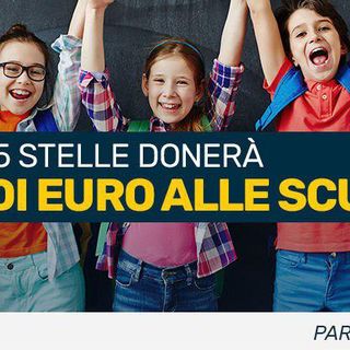 Con il progetto &quot;Facciamo Scuola&quot; 1 milione di euro per le scuole secondarie