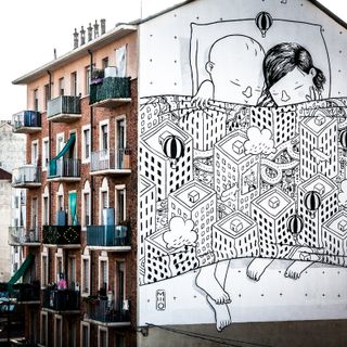 Millo torna a Torino per il rifacimento della facciata di piazza Bottesini