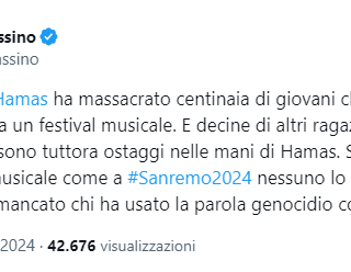 Post di Fassino su X