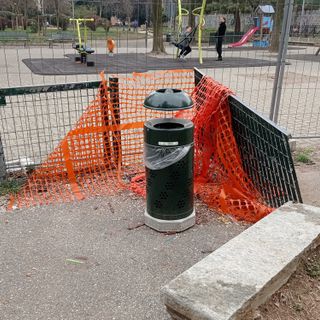 area giochi da sistemare
