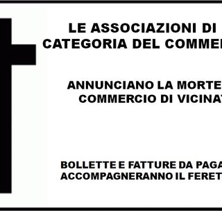 Manifesto protesta commercianti Manifesto protesta commercianti