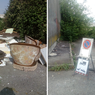 Vallette, discarica abusiva al capolinea del 3: Amiat ha rimosso i rifiuti abbandonati