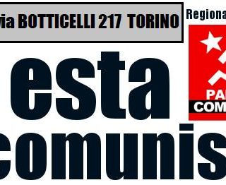 Seconda festa regionale comunista a Torino presso il circolo Il girasole