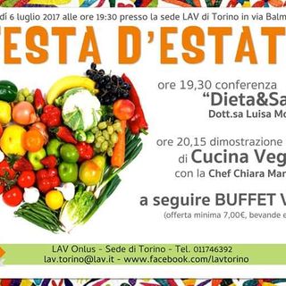 Giovedì 6 luglio Festa d'Estate alla LAV di Torino
